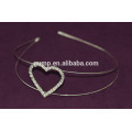 Heart Design Coreano Meninas Moda Rhinestone Crianças Cabelo Bnd Crystal Headband